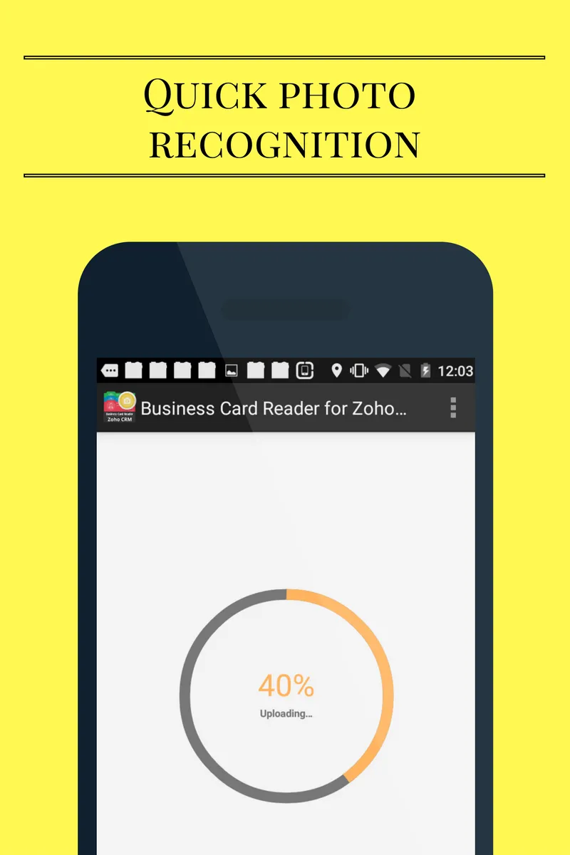 Business Card Reader for Zoho  | Indus Appstore | Screenshot