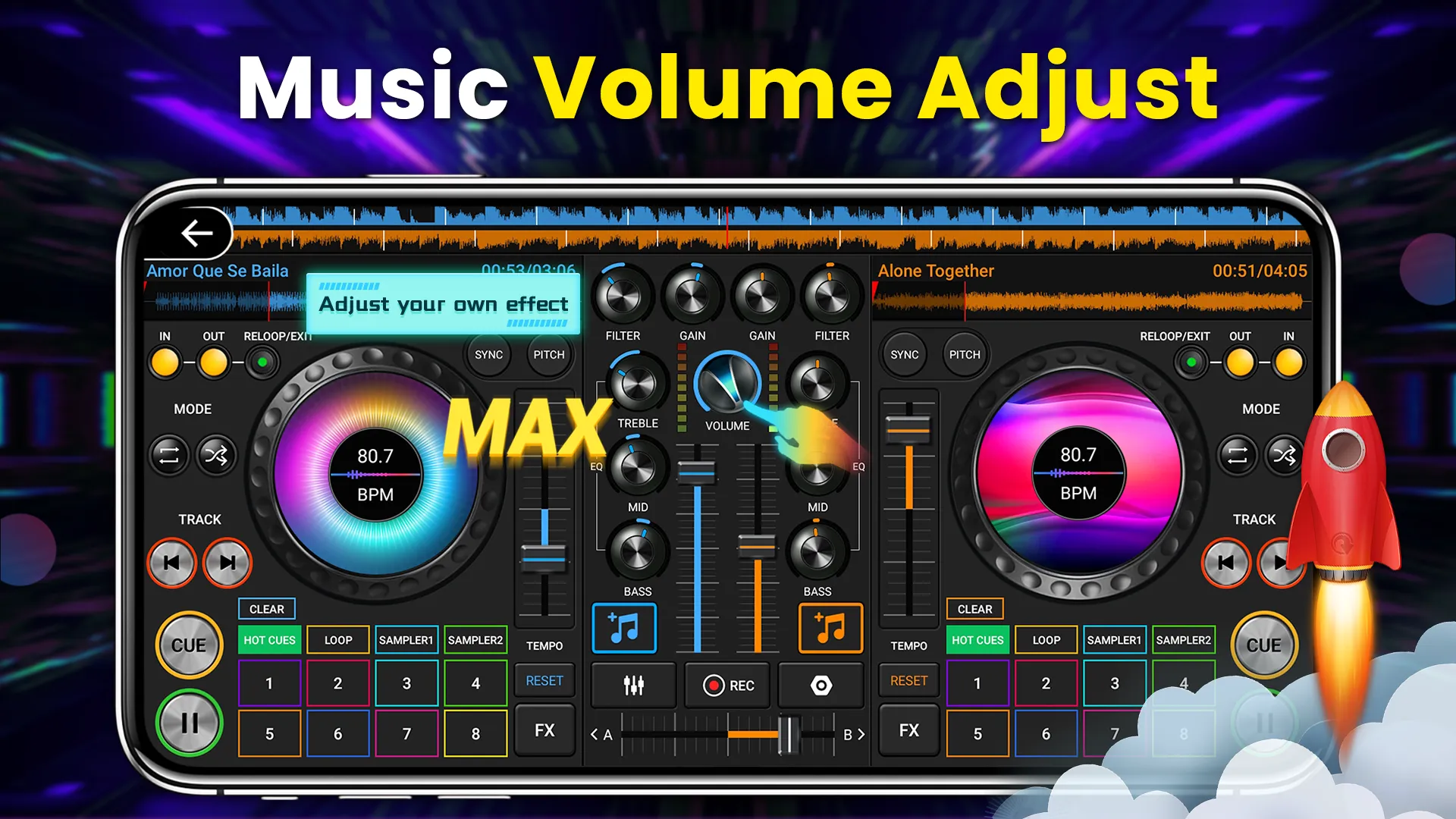 DJ Music Mixer - 3D DJ Player | Indus Appstore | Screenshot