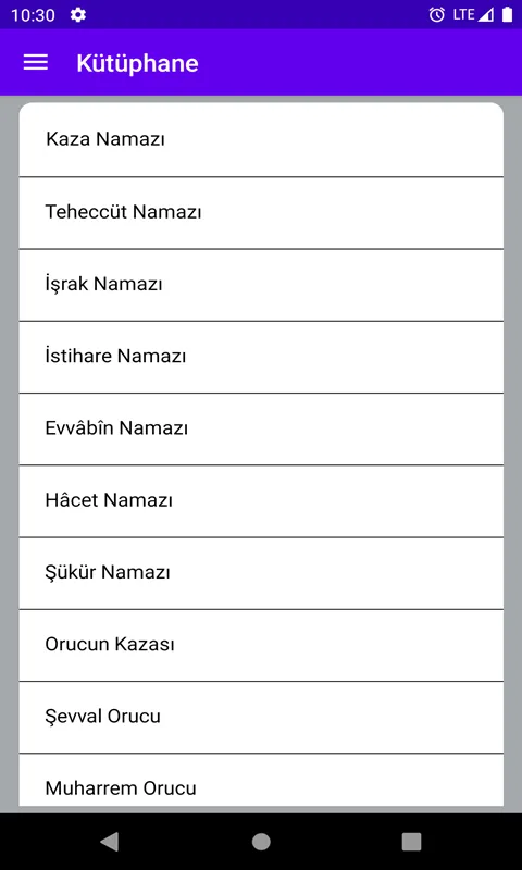 Kaza Namazı ve Oruç Takibi | Indus Appstore | Screenshot