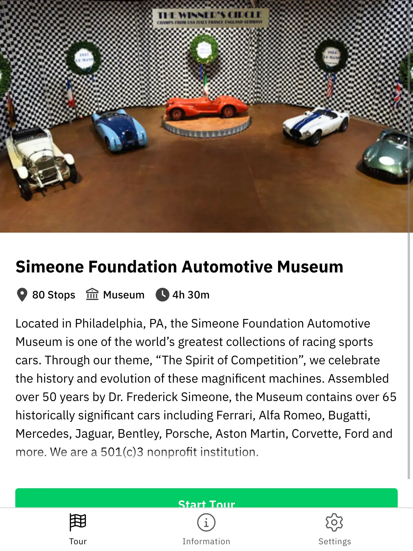 Simeone Automotive Museum | Indus Appstore | Screenshot