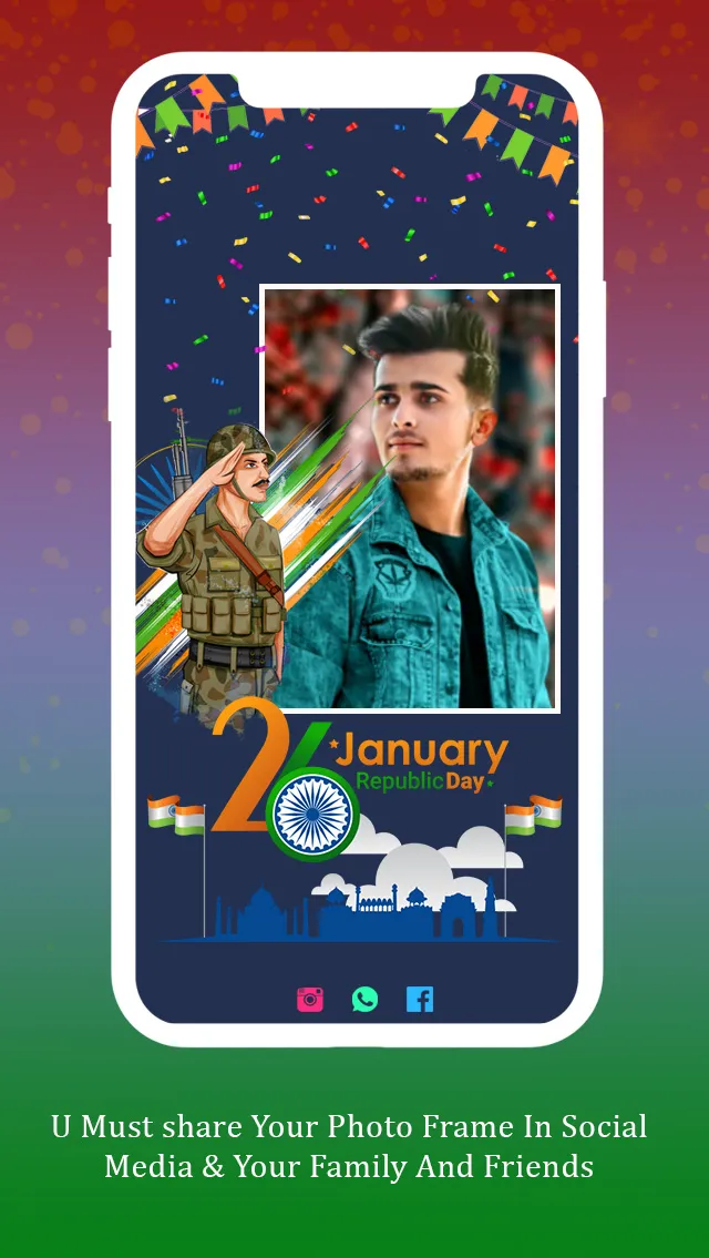 Republic Day Photo Frame | Indus Appstore | Screenshot