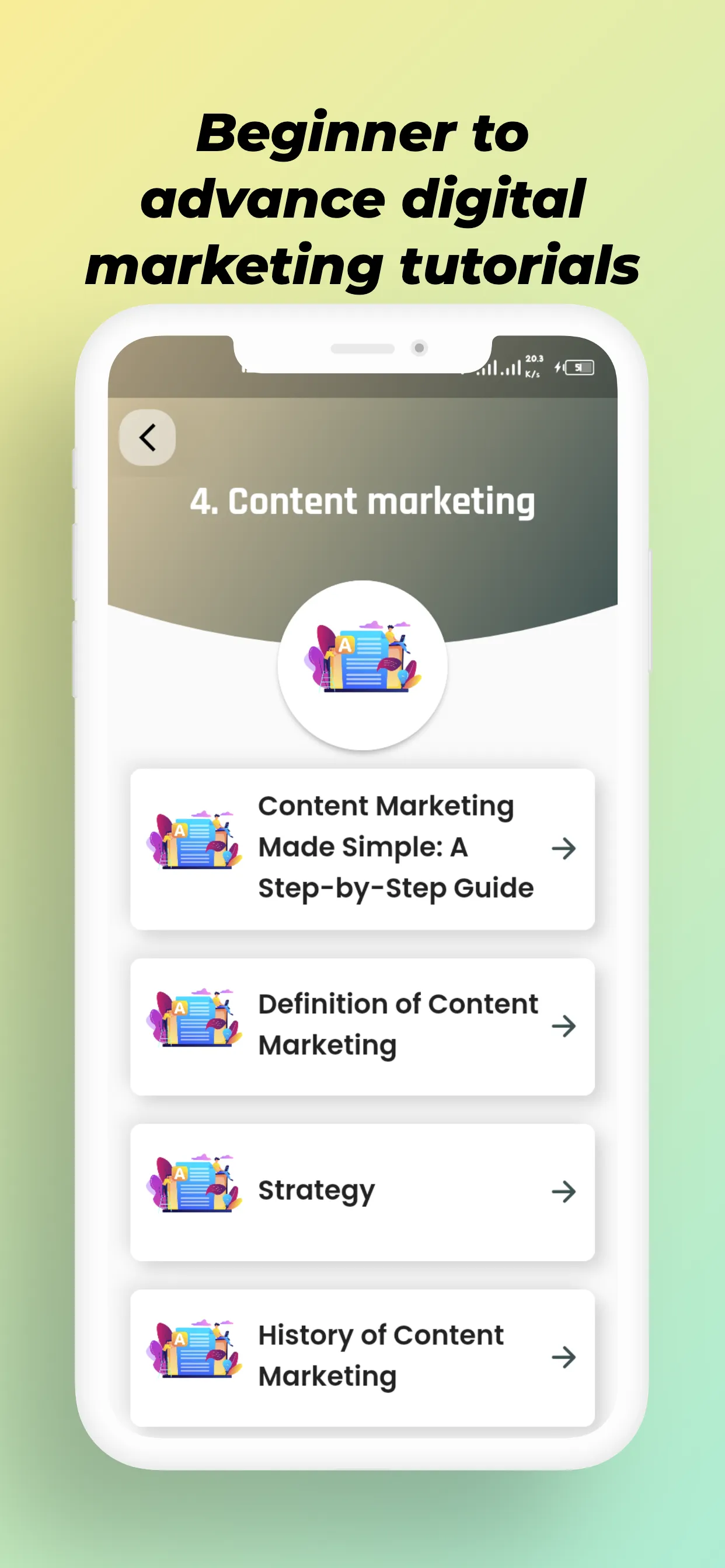 Learn Digital Marketing | Indus Appstore | Screenshot