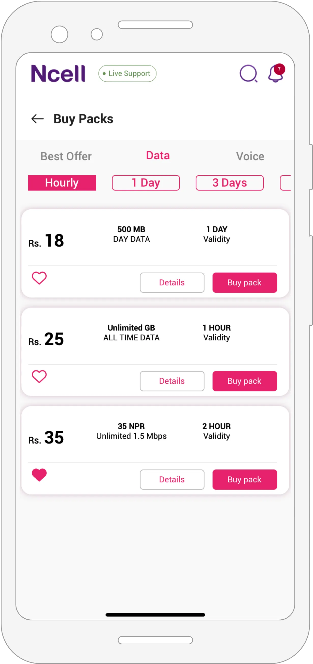 Ncell App: Recharge, Buy Packs | Indus Appstore | Screenshot