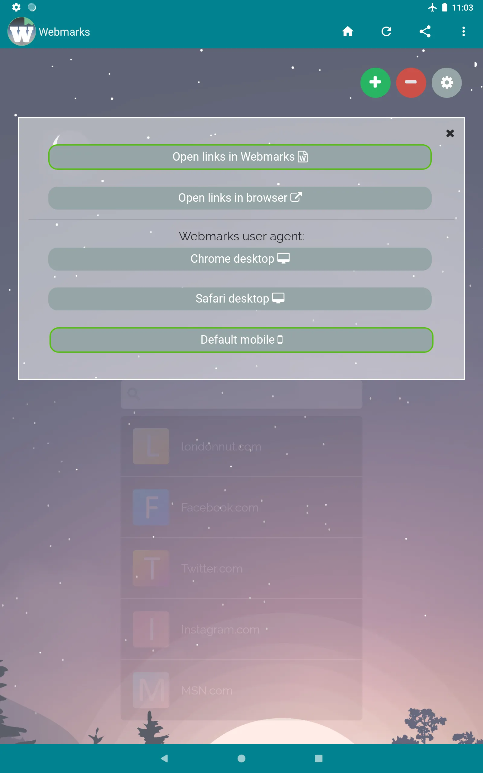 Webmarks: Website Bookmarks | Indus Appstore | Screenshot