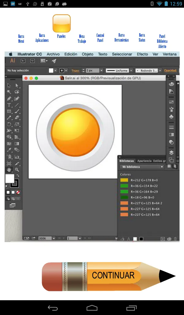 Iniciando  Illustrator 2015 | Indus Appstore | Screenshot