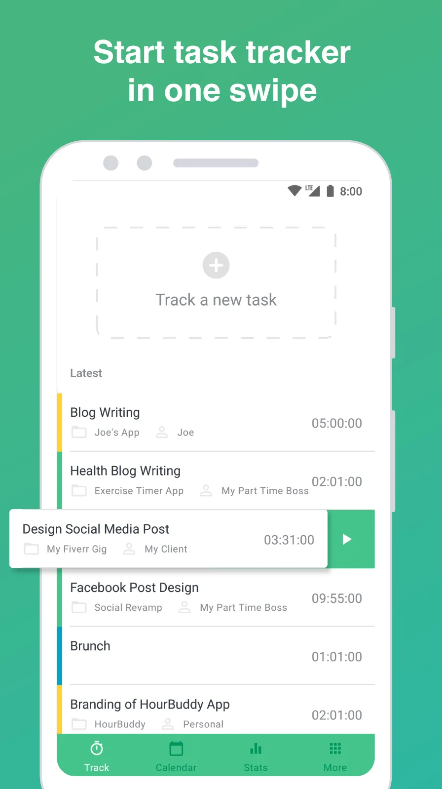 HourBuddy - Work Time Tracker | Indus Appstore | Screenshot