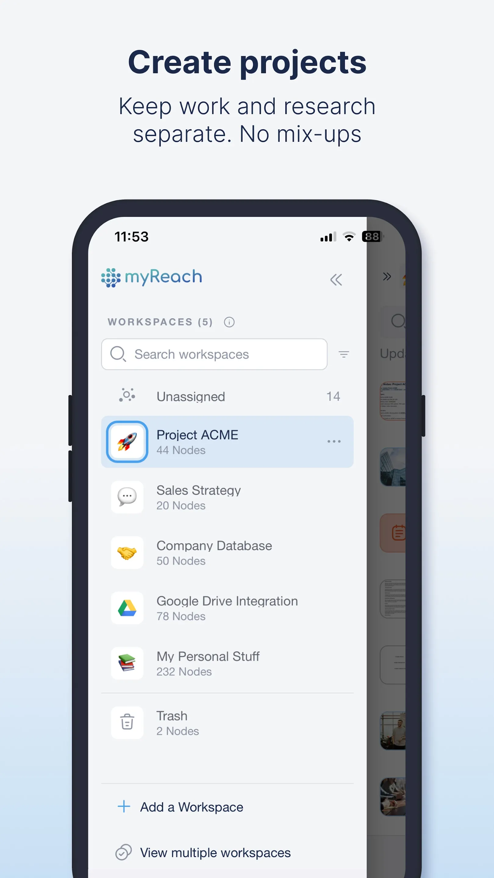 myReach - AI Assistant | Indus Appstore | Screenshot