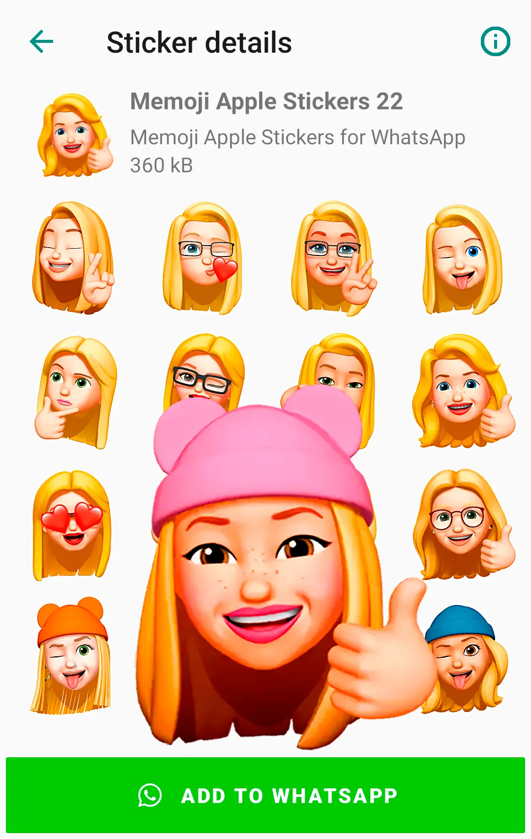 Memoji Apple for WhatsApp | Indus Appstore | Screenshot