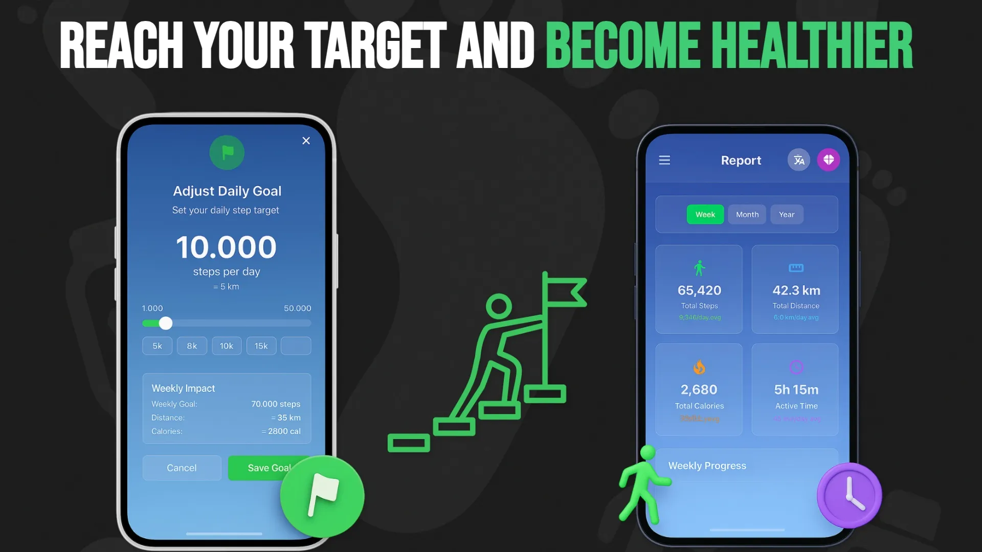 Step Counter Pro | Indus Appstore | Screenshot