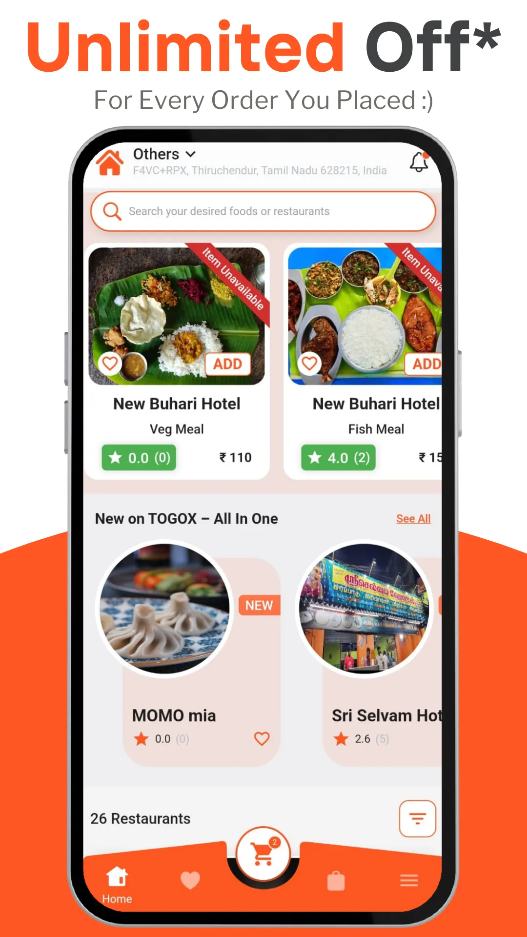 TOGOX - All In One Delivery | Indus Appstore | Screenshot