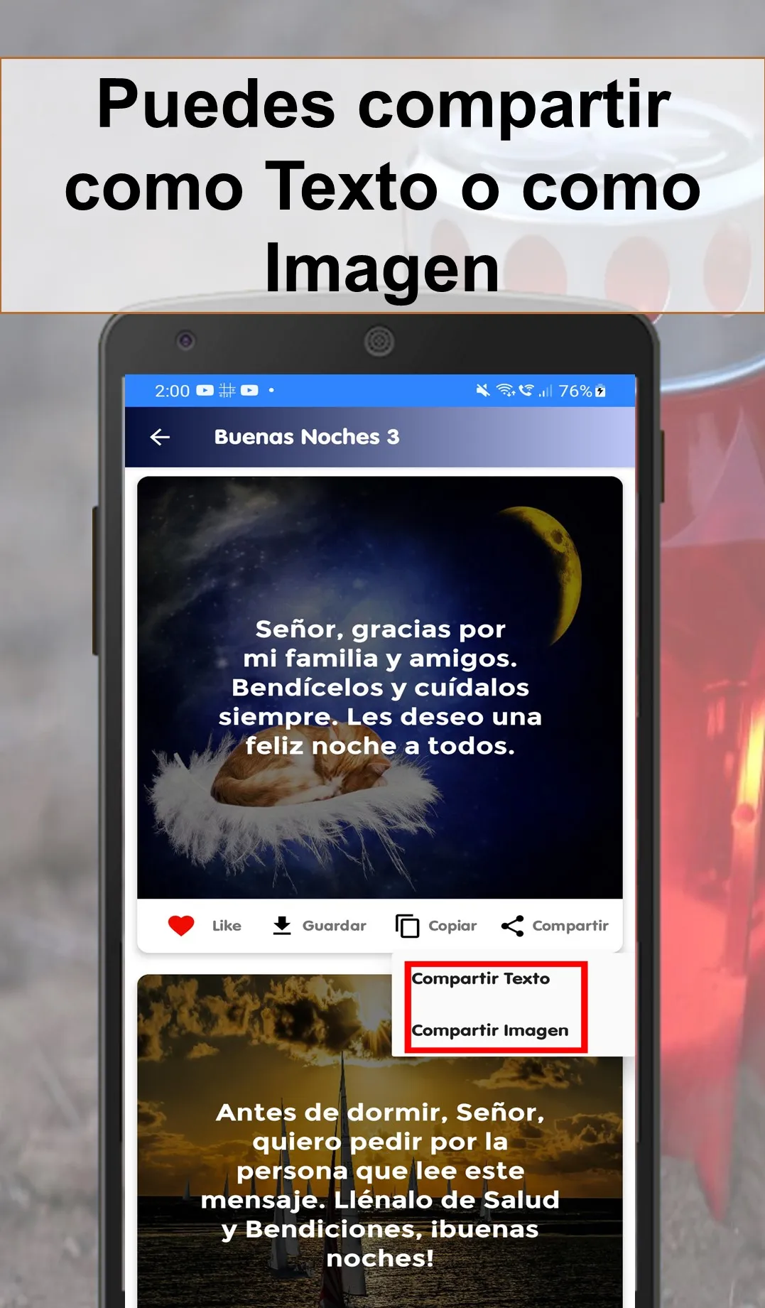 Imágenes de Buenas Noches Feli | Indus Appstore | Screenshot