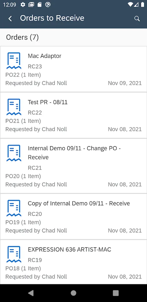 SAP Ariba Procurement | Indus Appstore | Screenshot