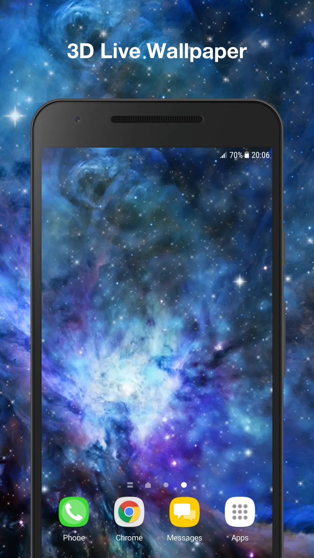 Galaxy Parallax Live Wallpaper | Indus Appstore | Screenshot