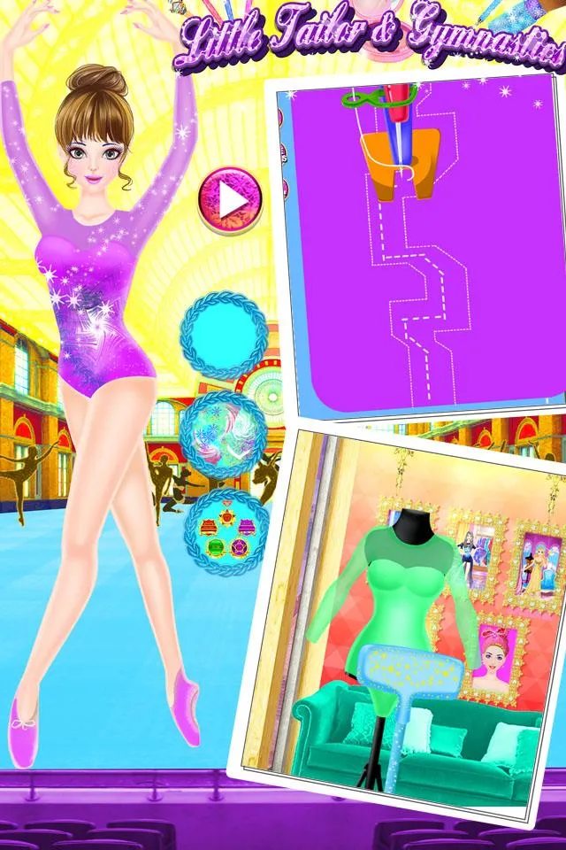 Gymnastics Girl-Little Tailor | Indus Appstore | Screenshot