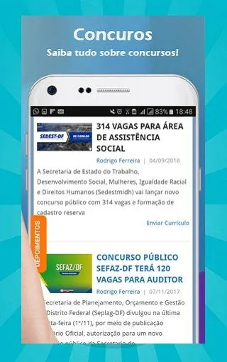 Hora do Emprego DF | Indus Appstore | Screenshot