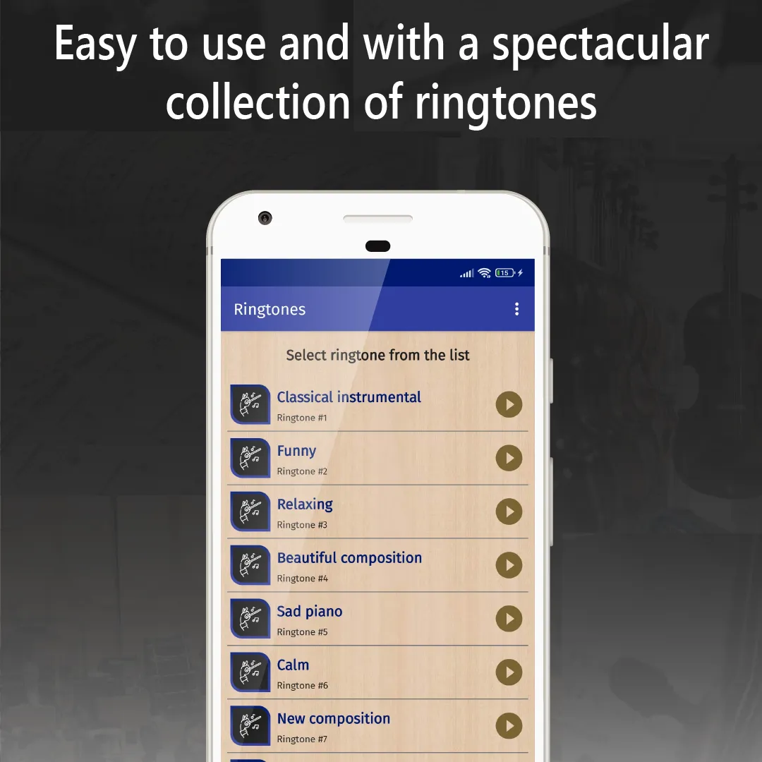 ringtones classical music | Indus Appstore | Screenshot