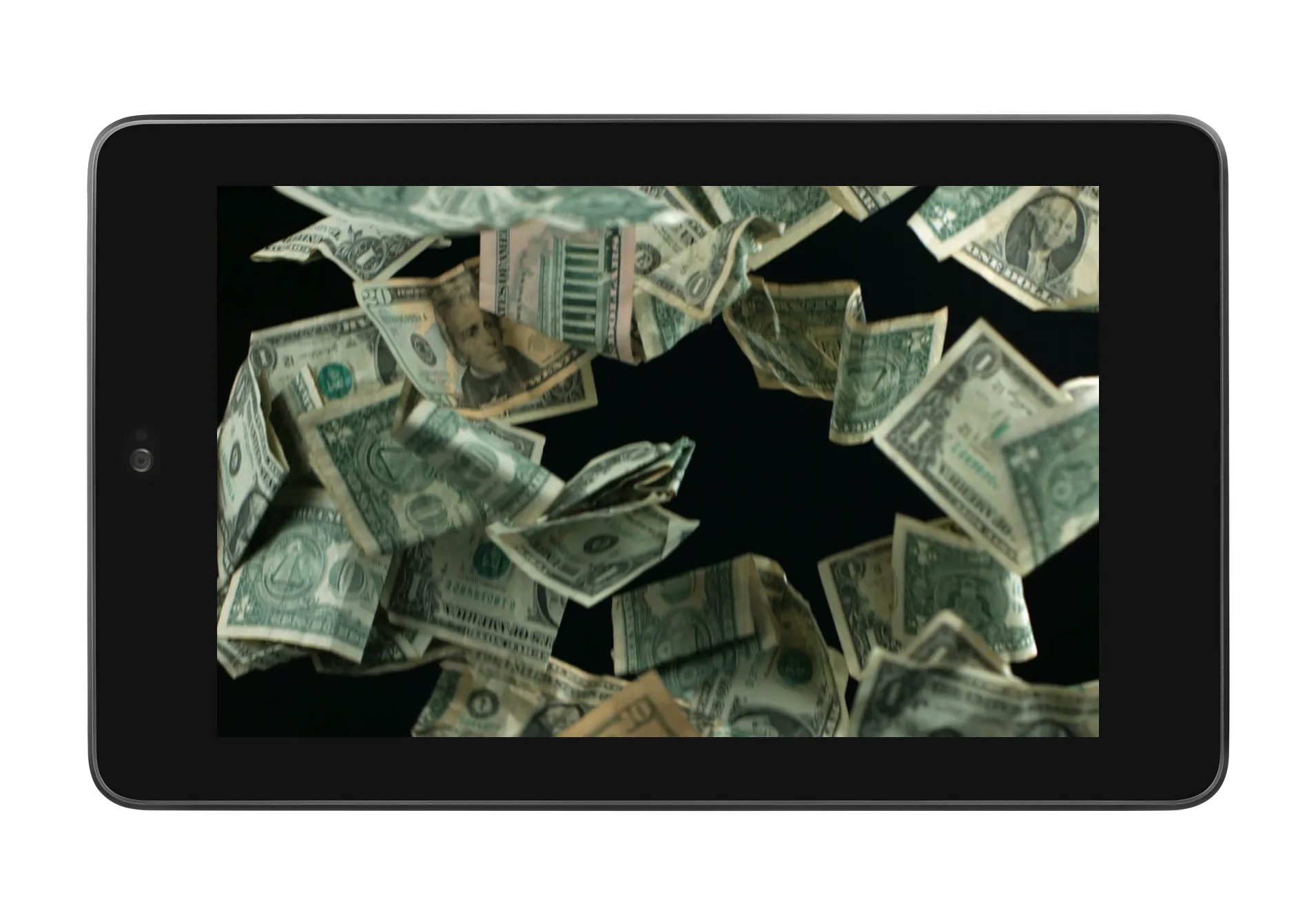 Falling Money 3D Wallpaper | Indus Appstore | Screenshot