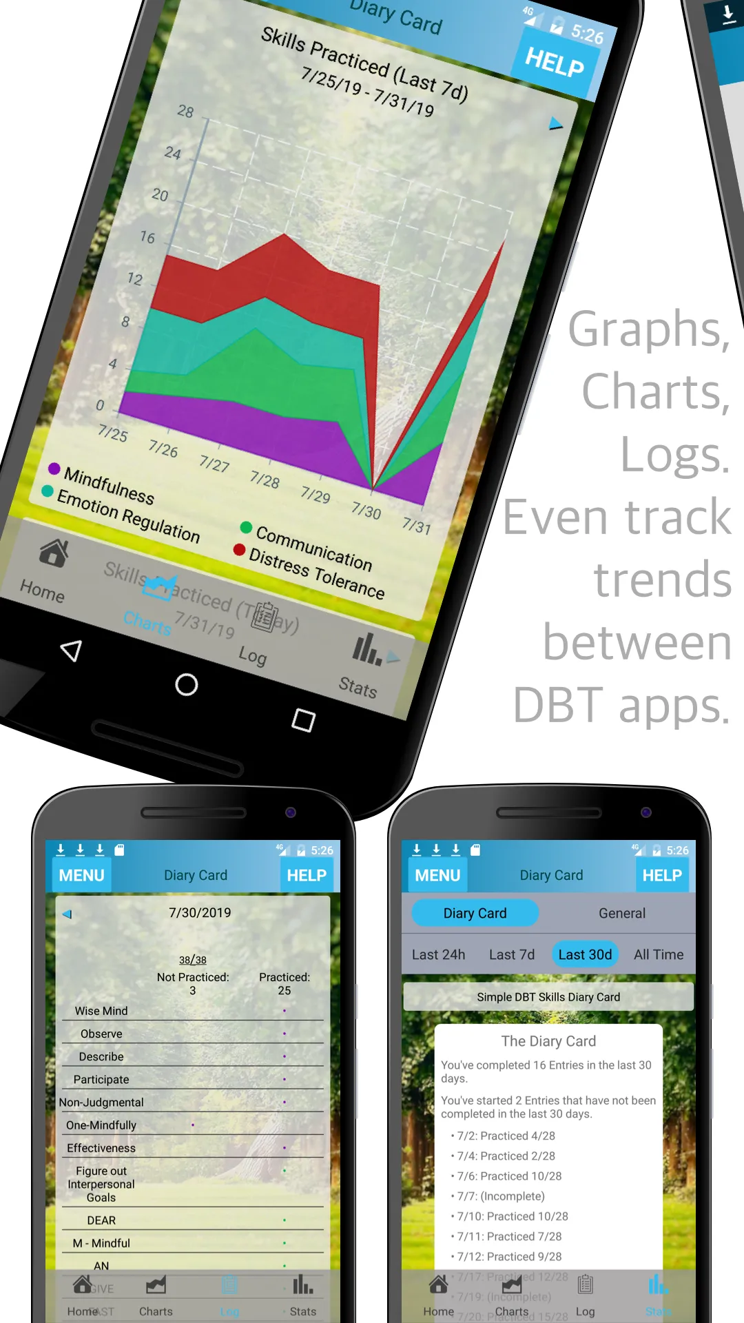 Simple DBT Skills Diary Card | Indus Appstore | Screenshot