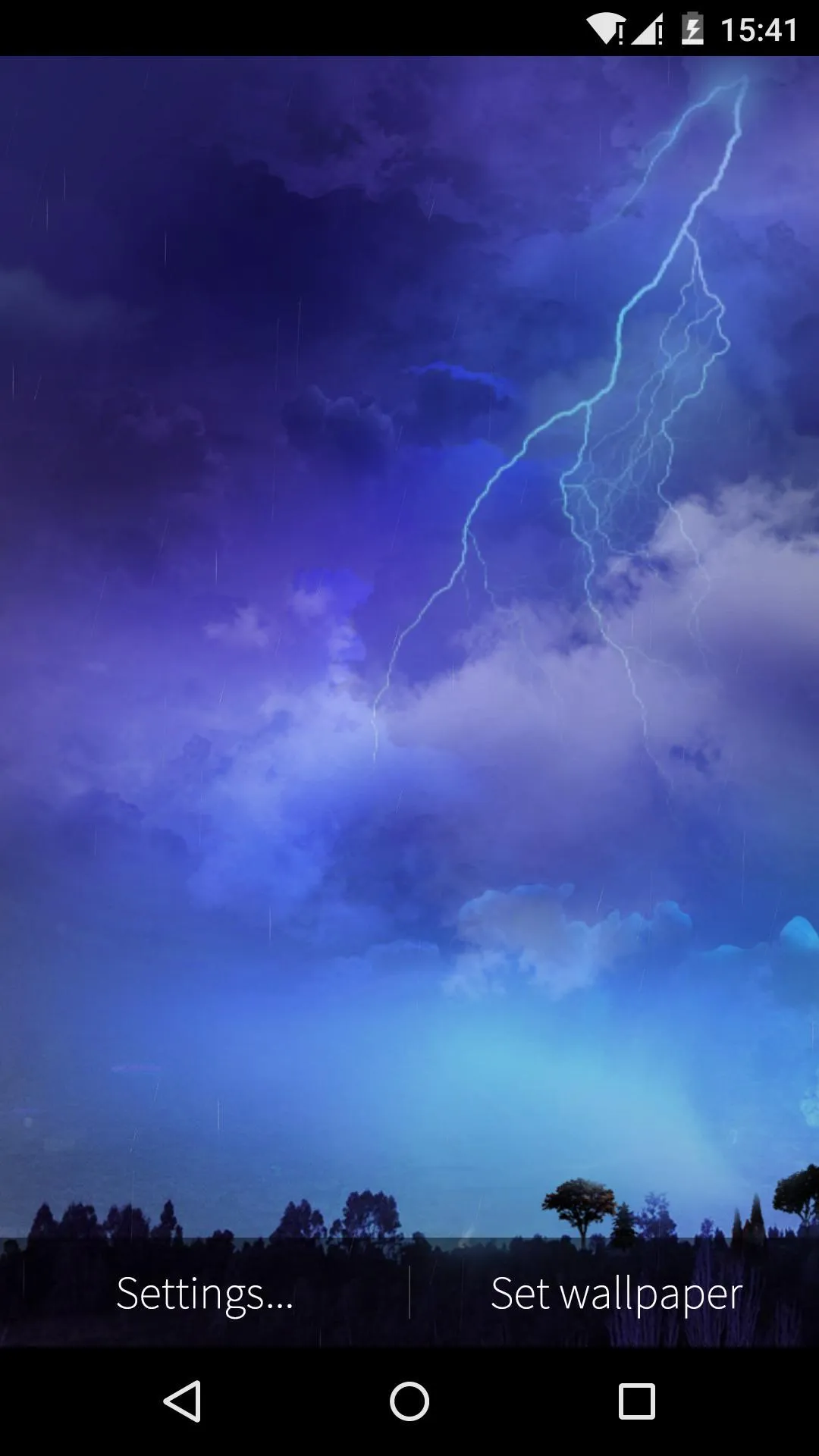 Lightning Storm Live Wallpaper | Indus Appstore | Screenshot