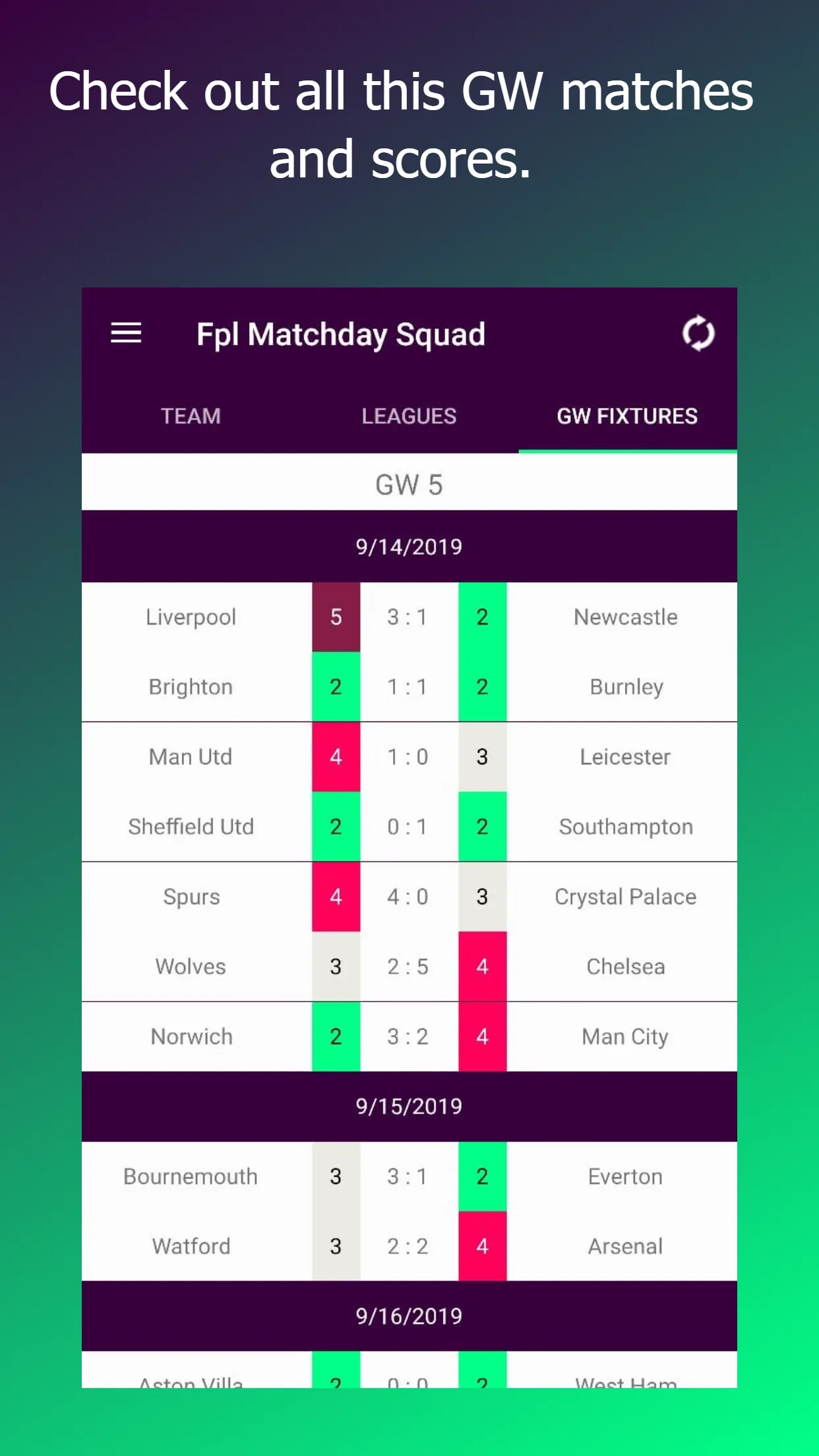 FPL Matchday Live! | Indus Appstore | Screenshot