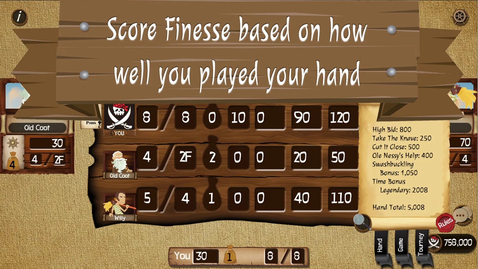 Spades Cutthroat Pirates | Indus Appstore | Screenshot