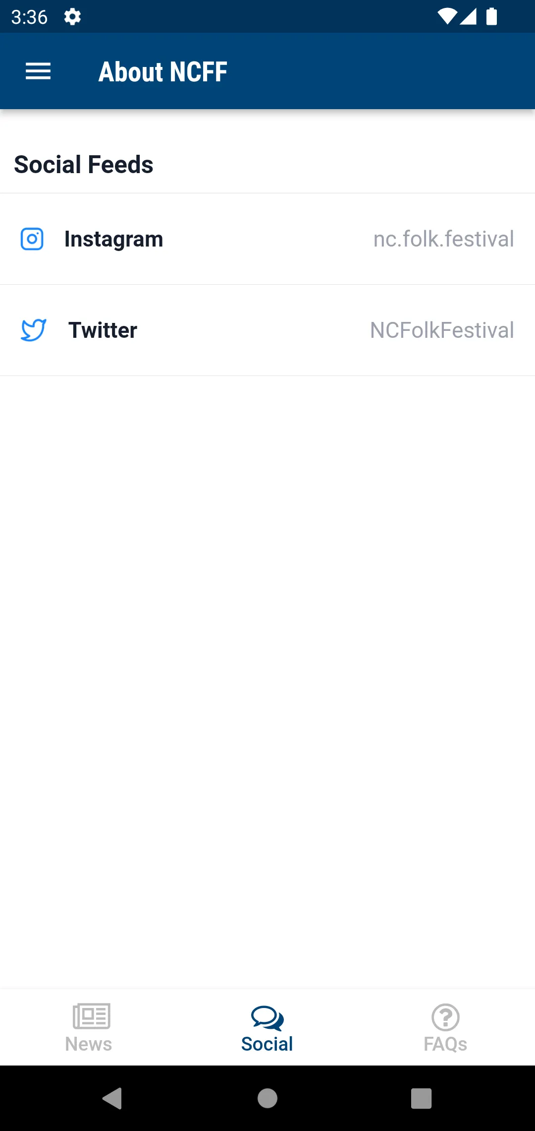 North Carolina Folk Festival | Indus Appstore | Screenshot