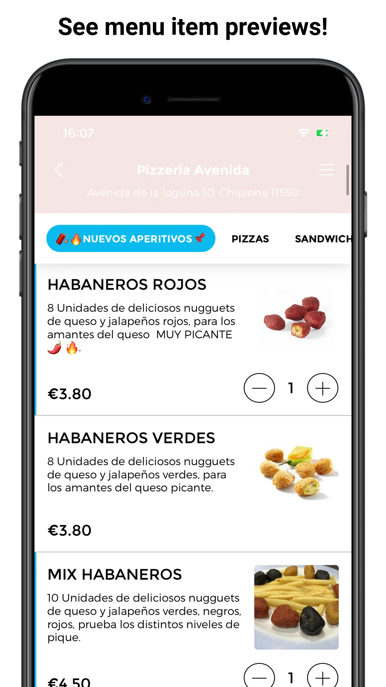 Pizzeria Avenida | Indus Appstore | Screenshot