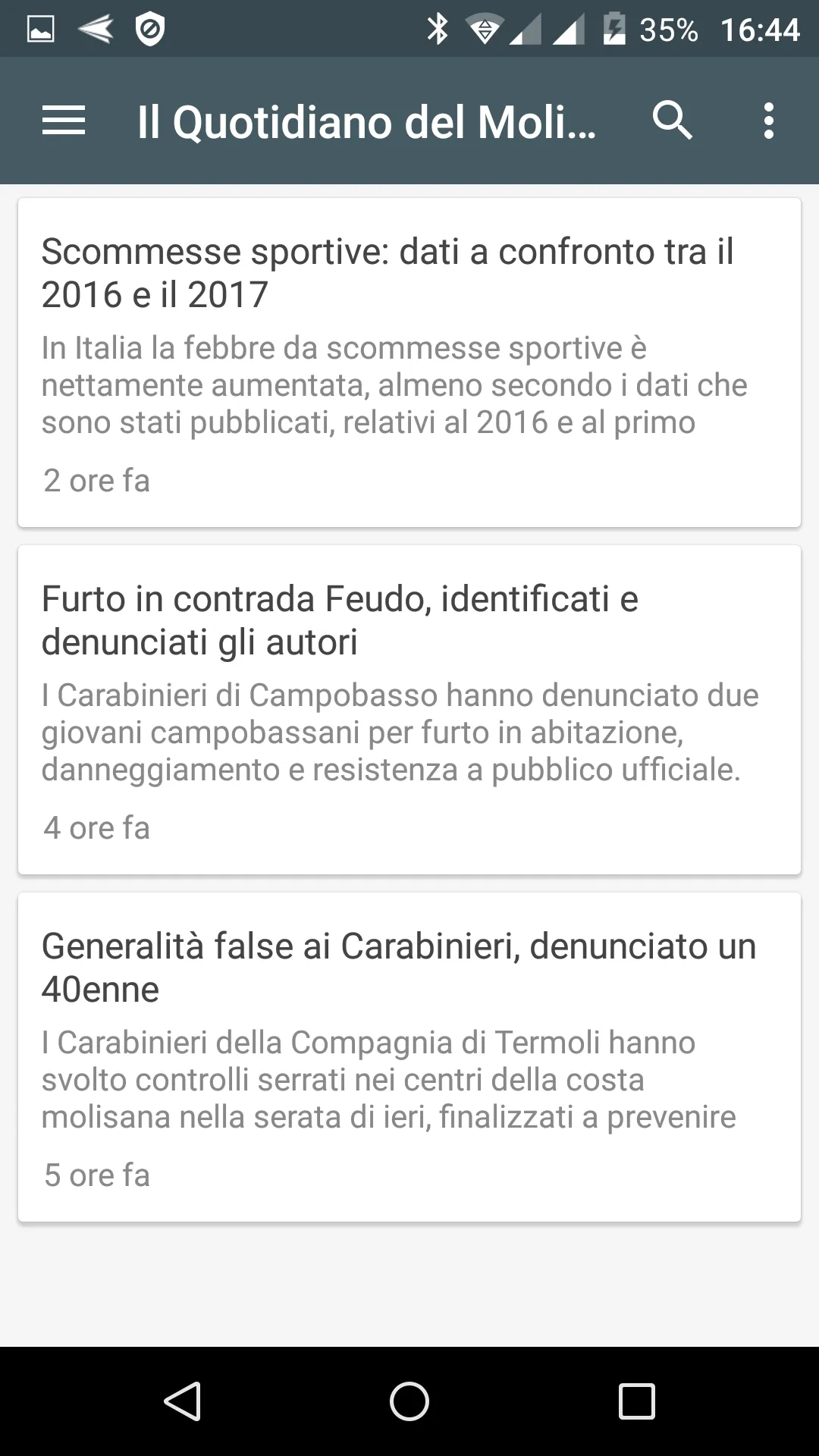 Molise notizie locali | Indus Appstore | Screenshot