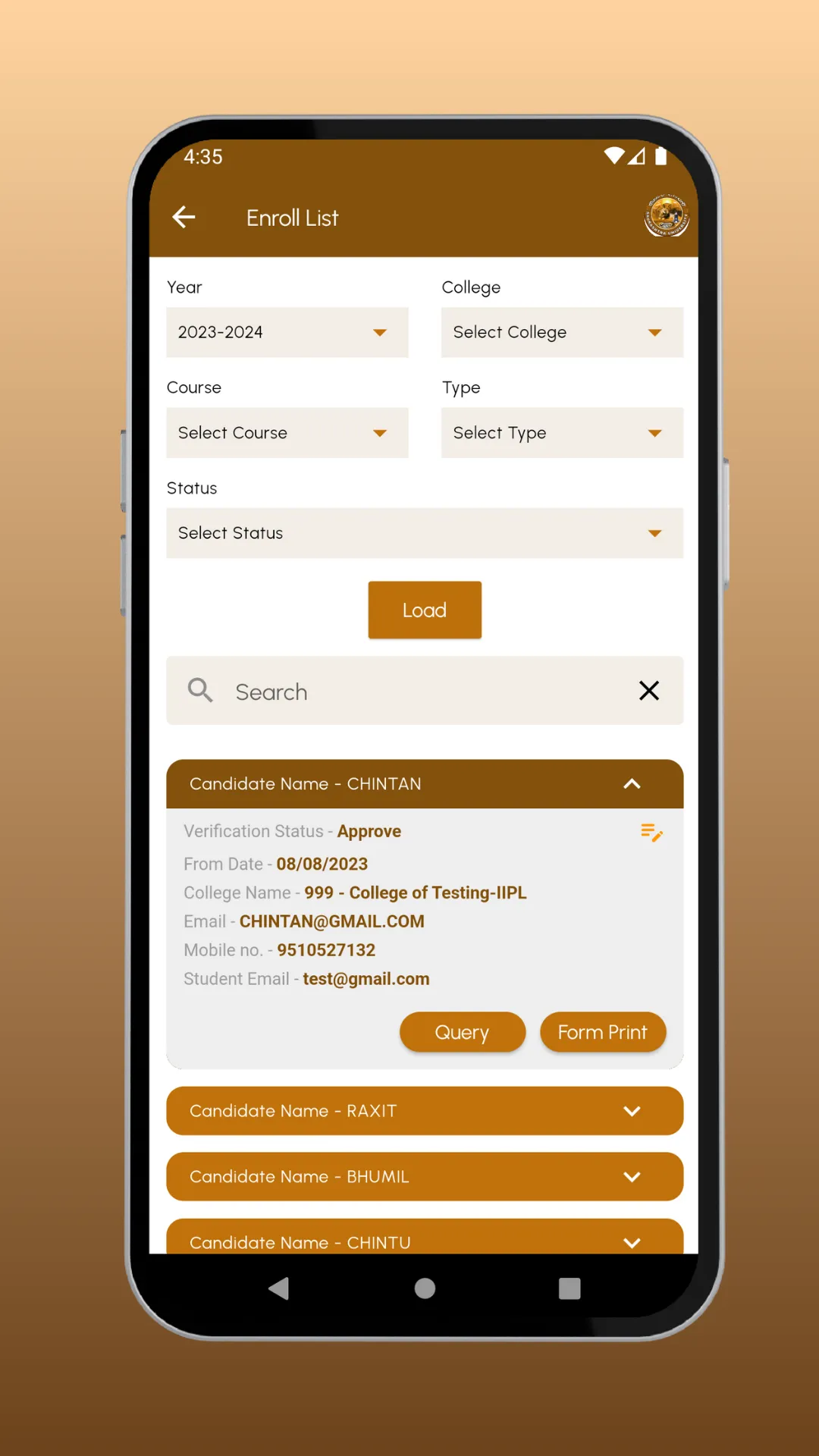 Saurashtra University Official | Indus Appstore | Screenshot