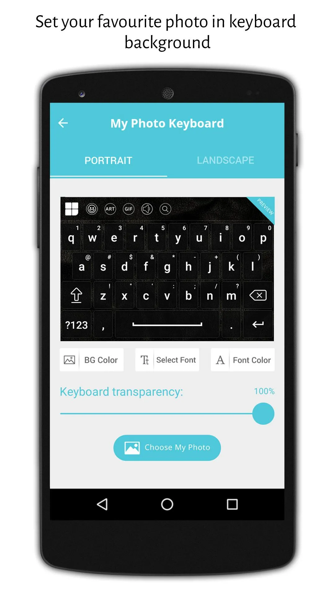 My Photo Keyboard | Indus Appstore | Screenshot