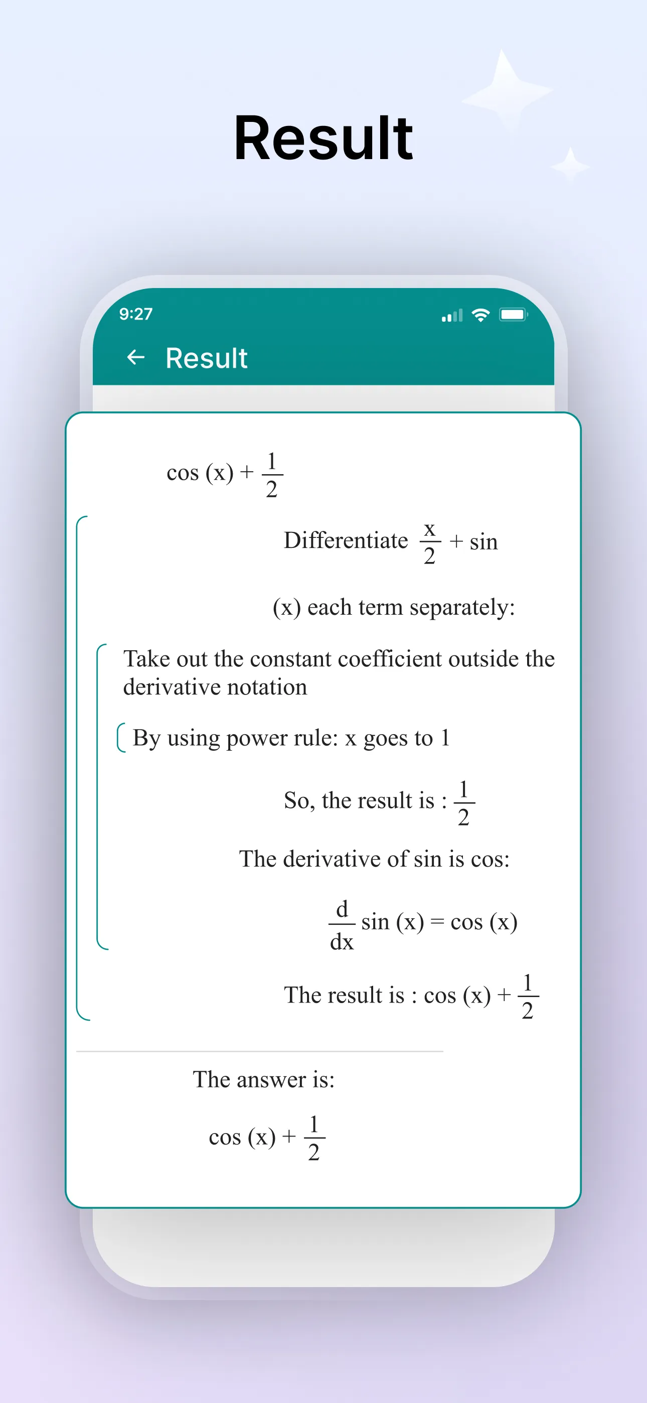 Derivative Calculator | Indus Appstore | Screenshot