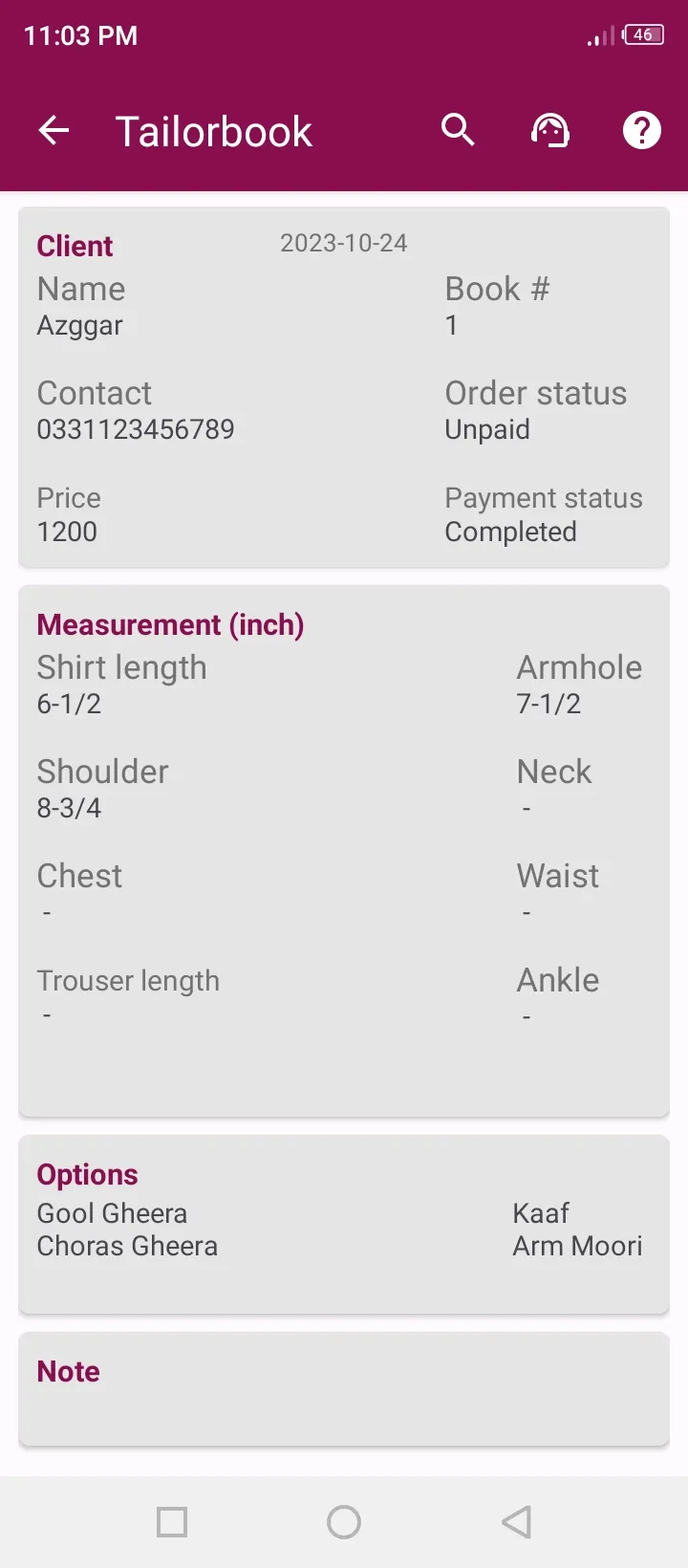 Tailor Book a tailor app | Indus Appstore | Screenshot