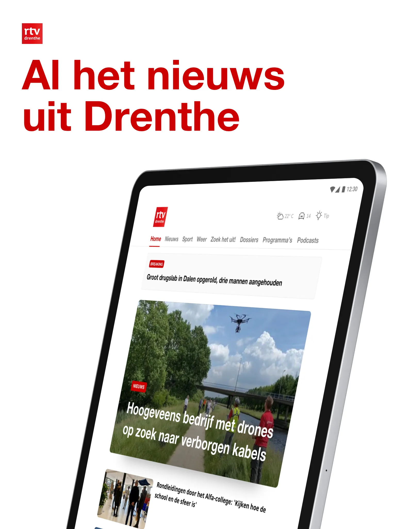 RTV Drenthe | Indus Appstore | Screenshot