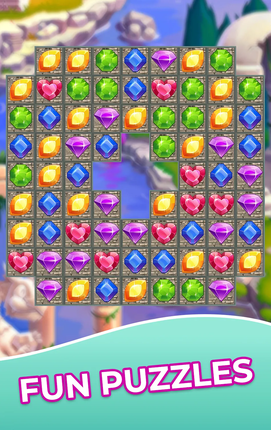 Jewels Magic - Match 3 Puzzles | Indus Appstore | Screenshot