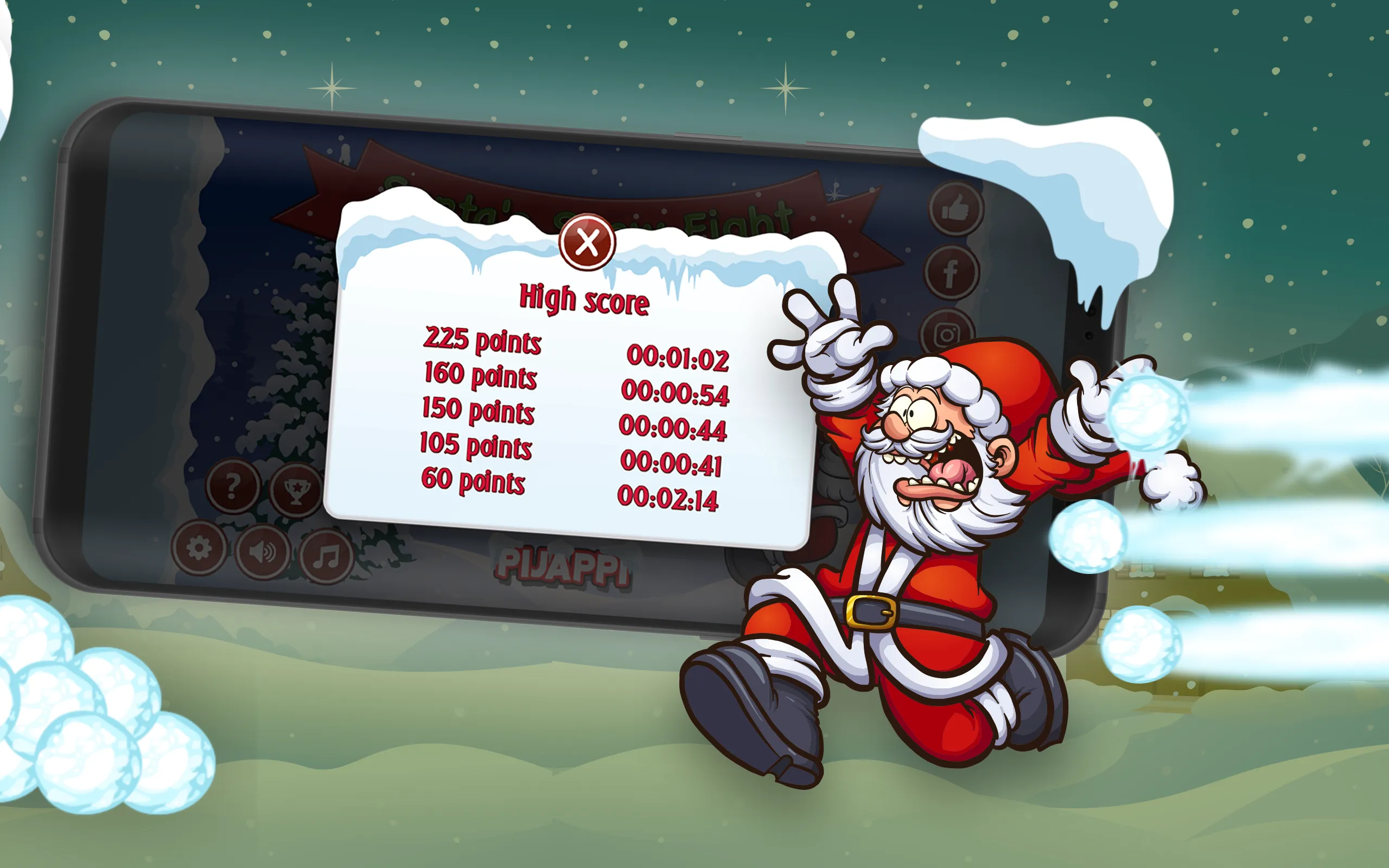 Santa's Snow Fight | Indus Appstore | Screenshot