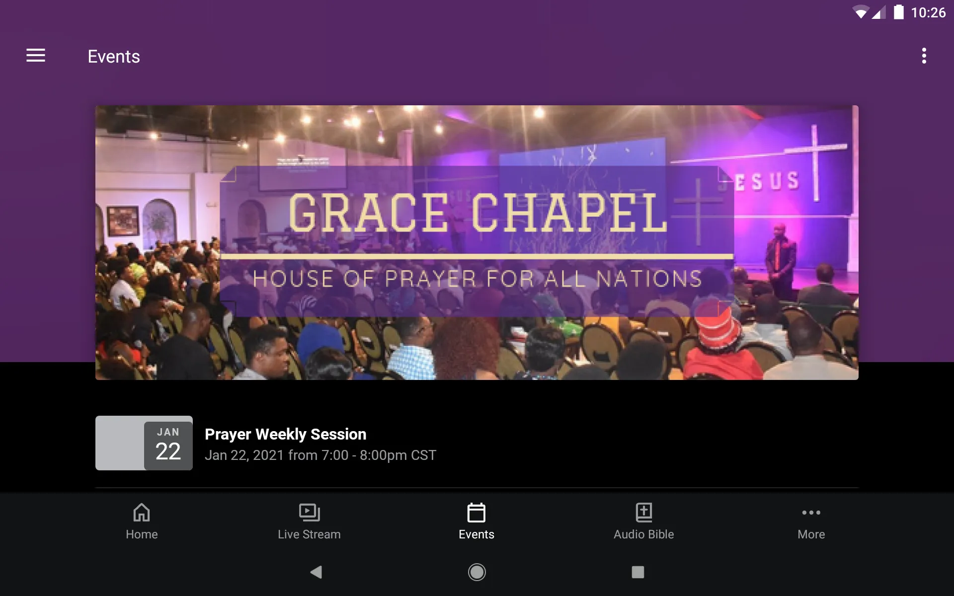 GRACE CHAPEL - HPFN | Indus Appstore | Screenshot