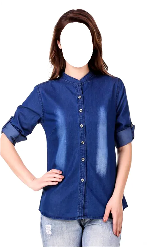 Women Jeans Photo Suit | Indus Appstore | Screenshot