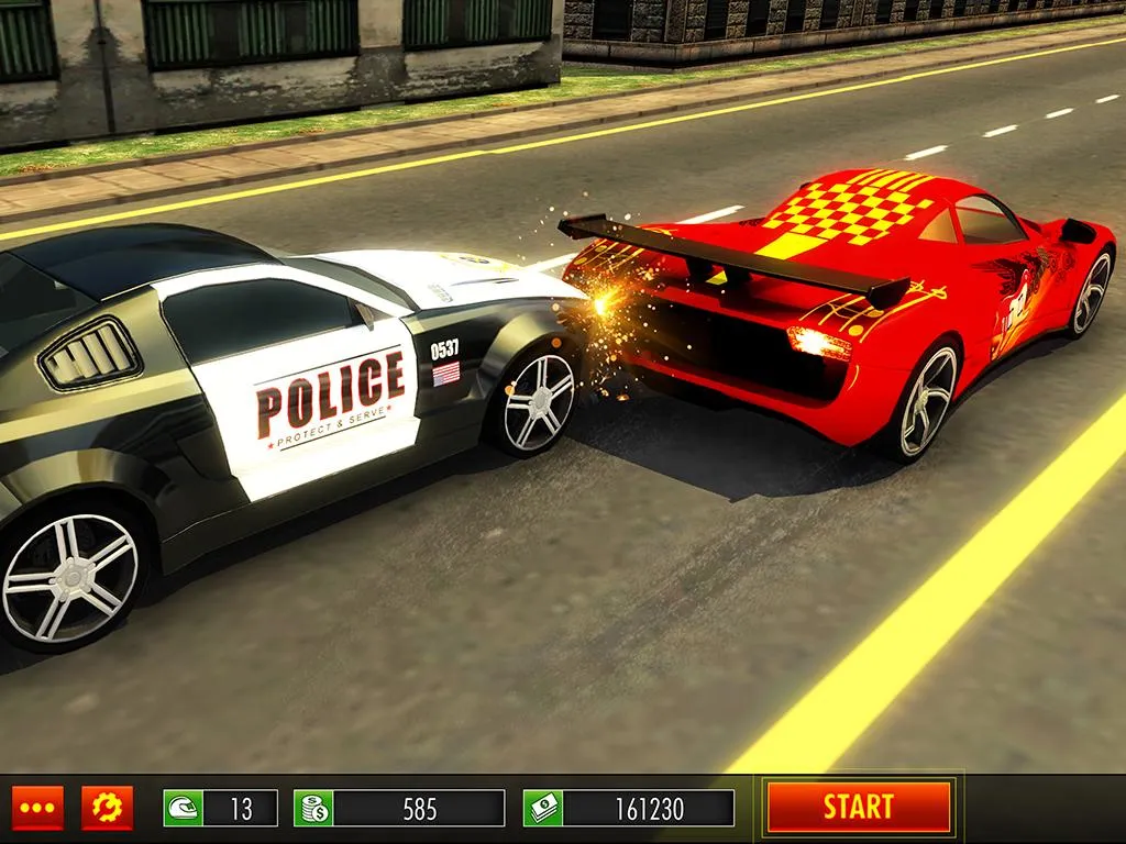 Police Car vs Gangster Escape | Indus Appstore | Screenshot