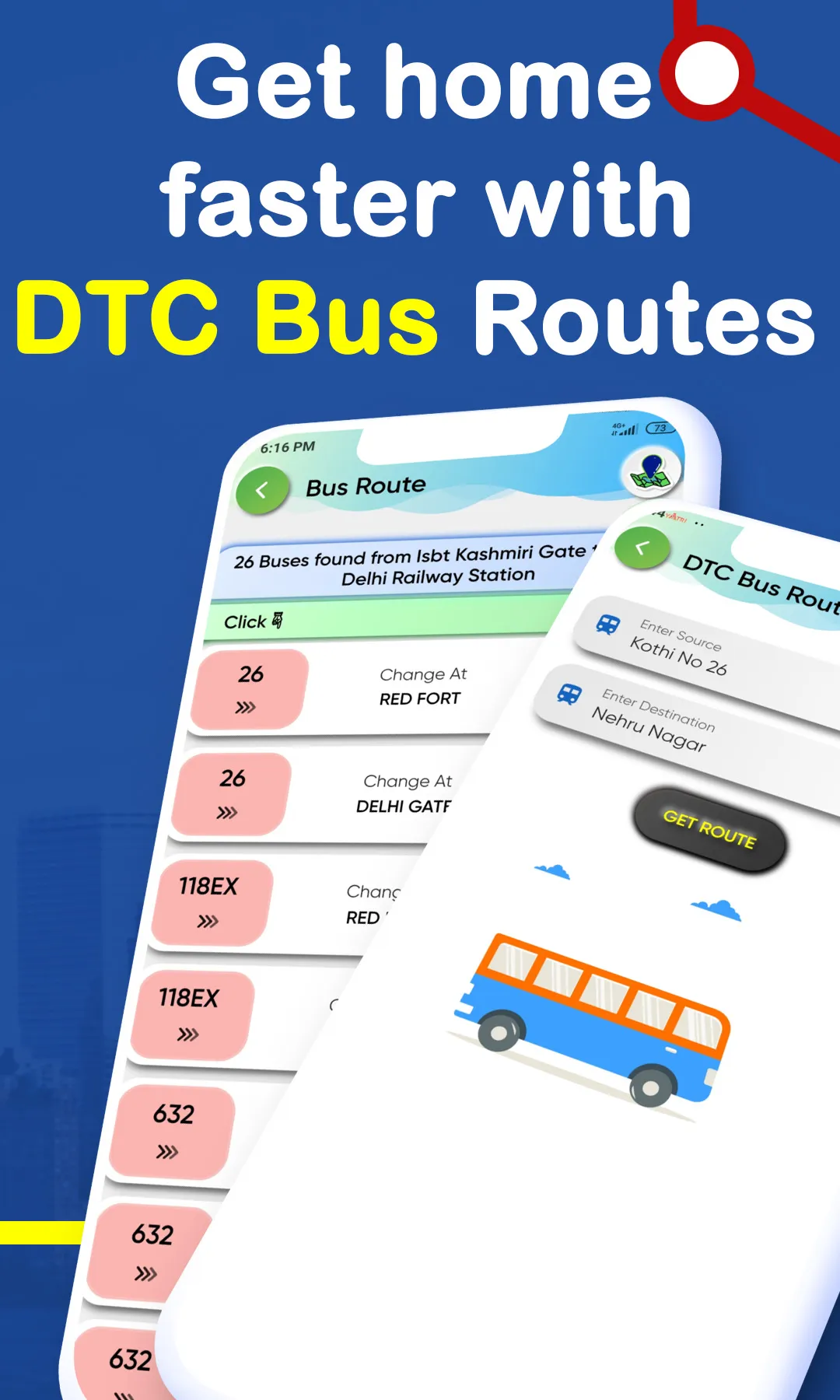 Delhi Metro App Route Map, Bus | Indus Appstore | Screenshot