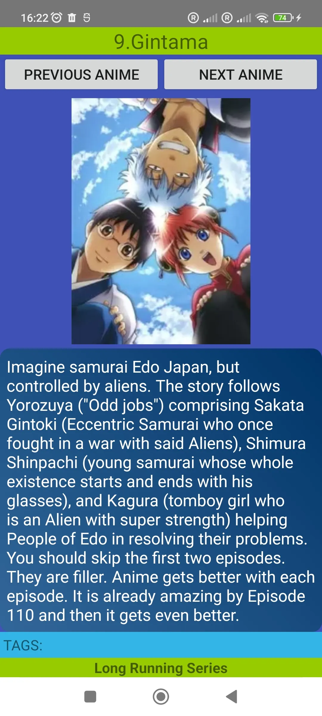 Anime Recommendo | Indus Appstore | Screenshot