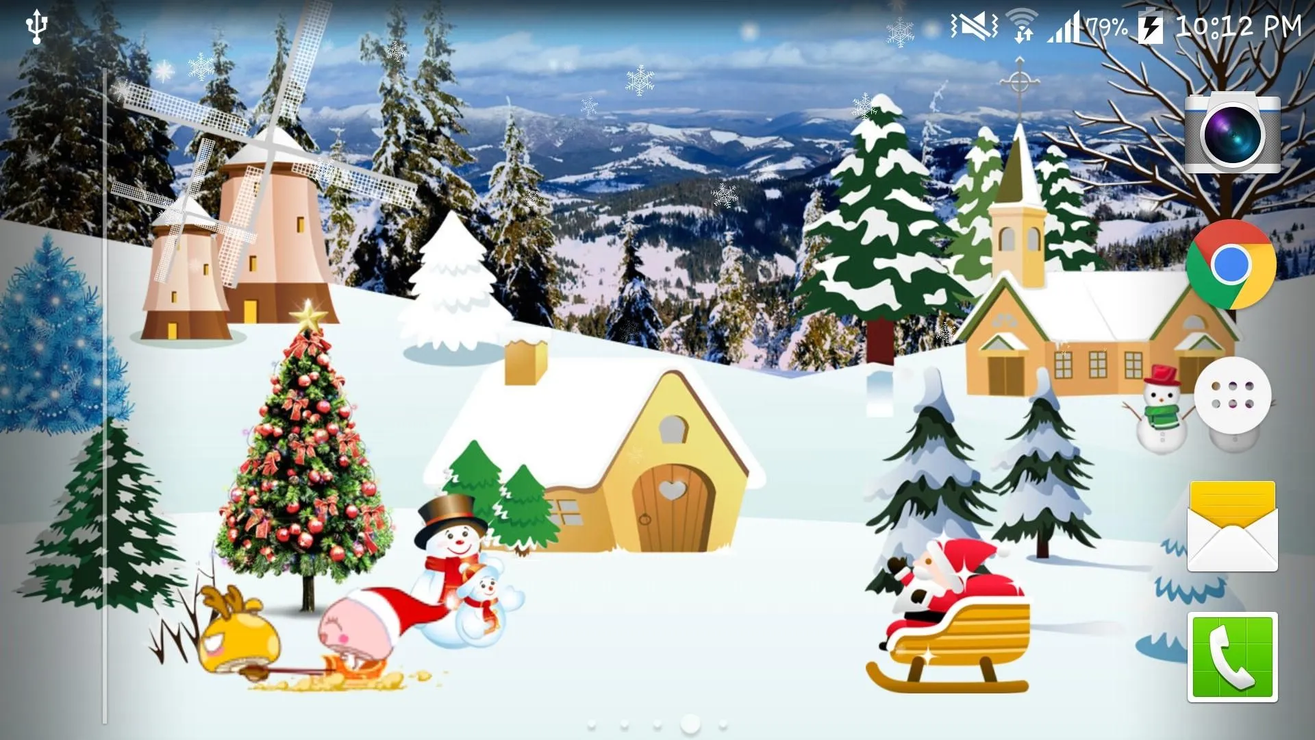 Christmas Live Wallpaper Pro | Indus Appstore | Screenshot