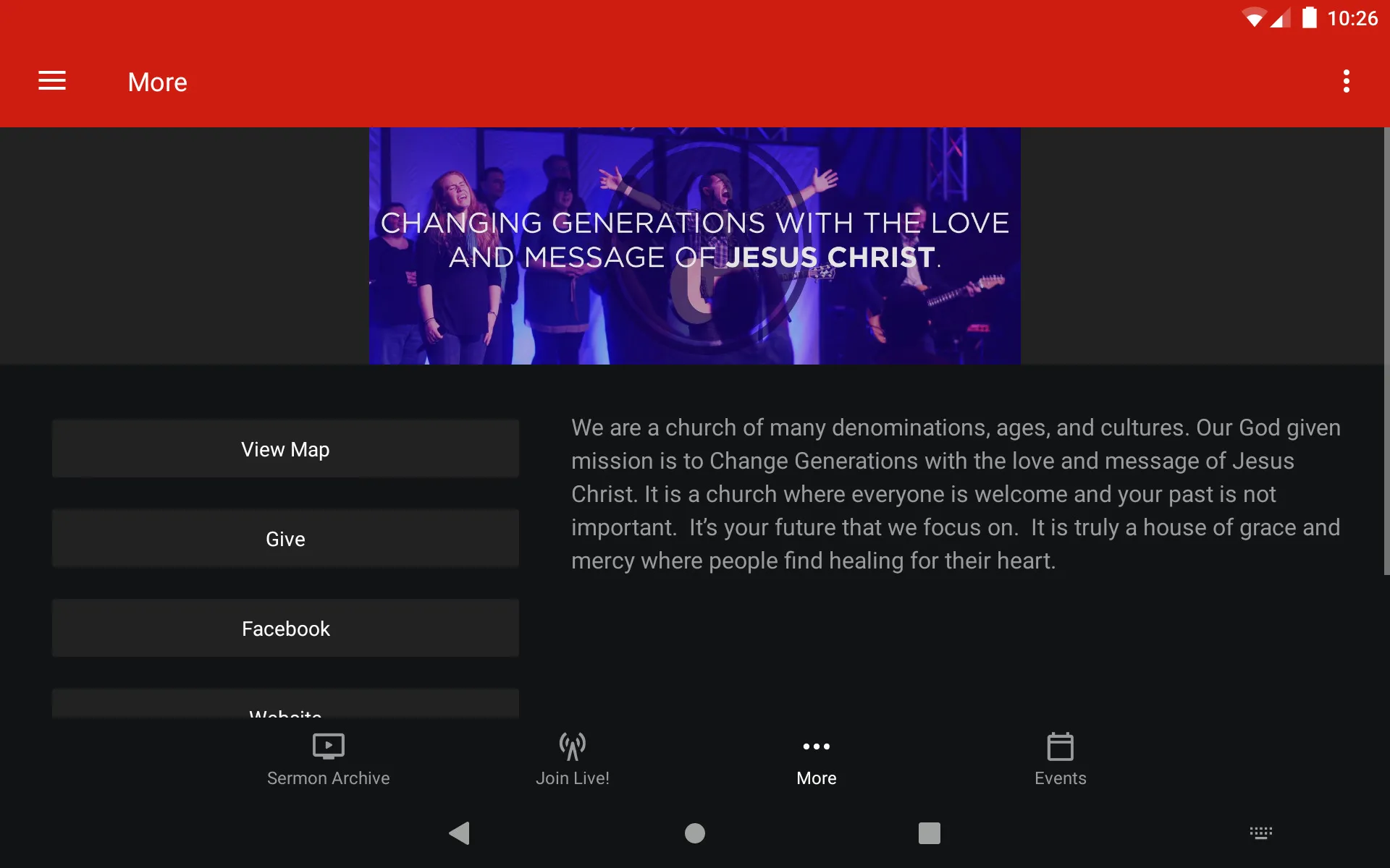 Generation Changers Church | Indus Appstore | Screenshot