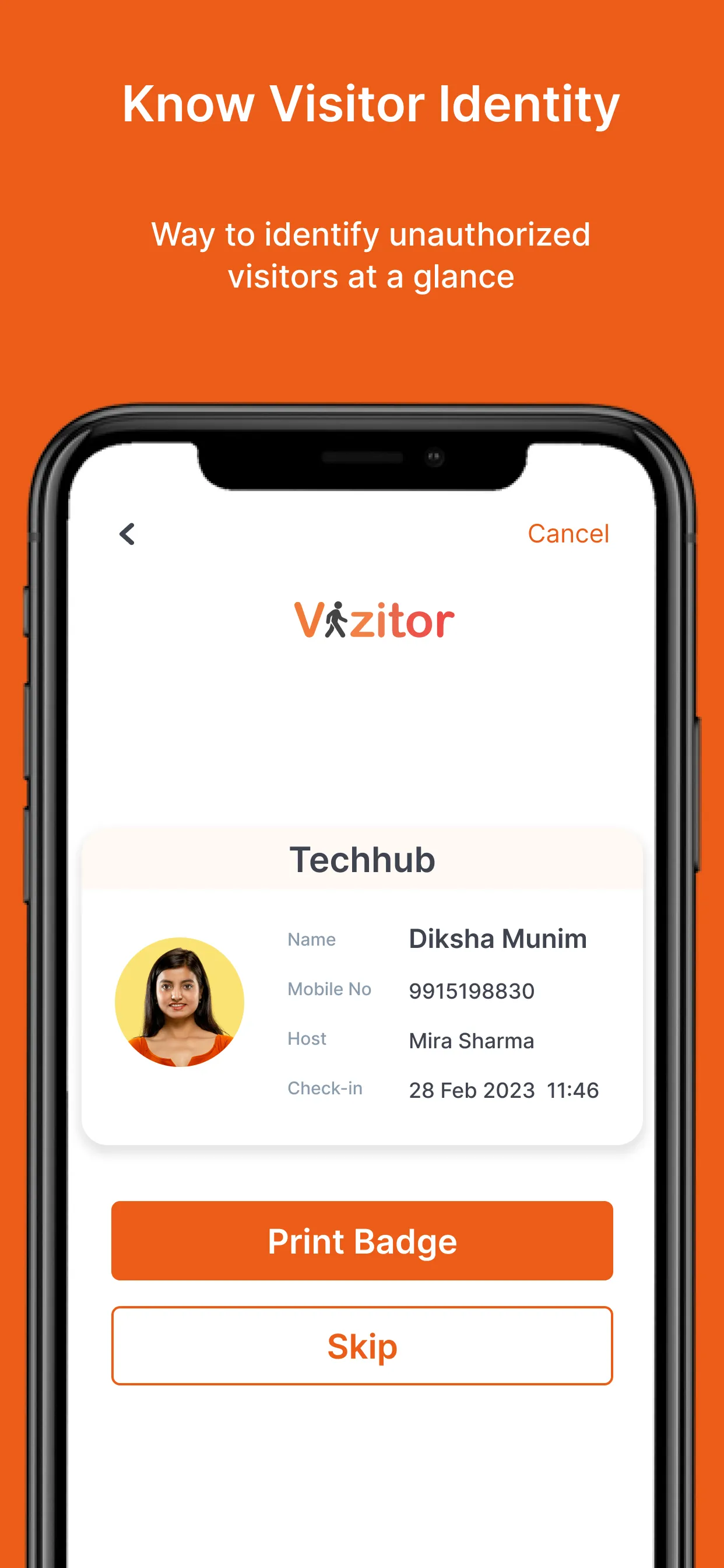 Vizitor - Visitor management | Indus Appstore | Screenshot