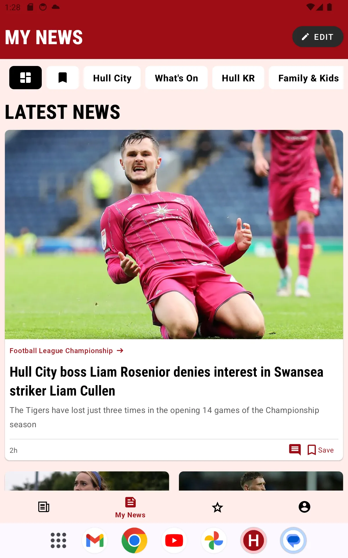 Hull Live | Indus Appstore | Screenshot