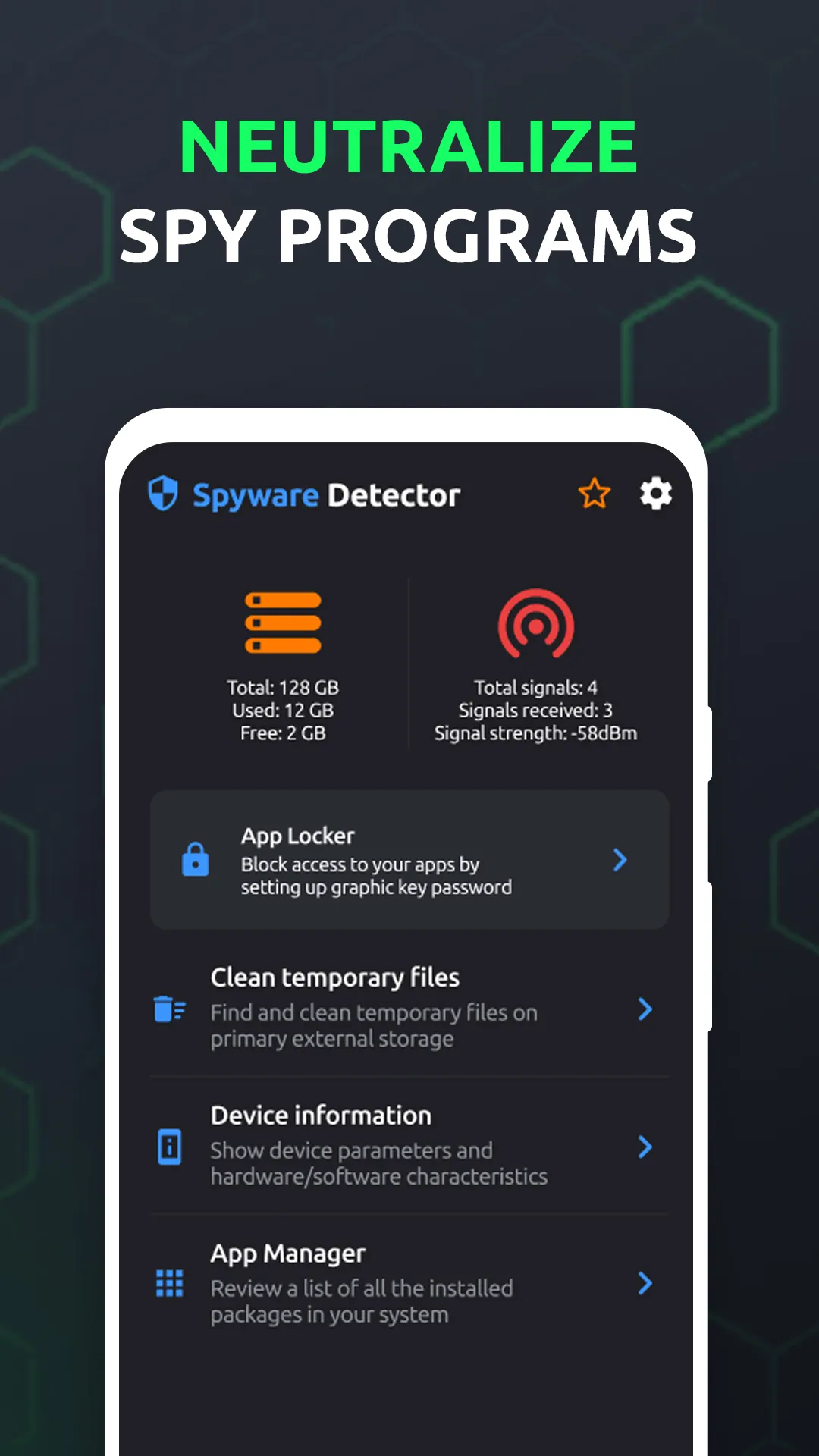 Anti Hacker - Spyware Detector | Indus Appstore | Screenshot