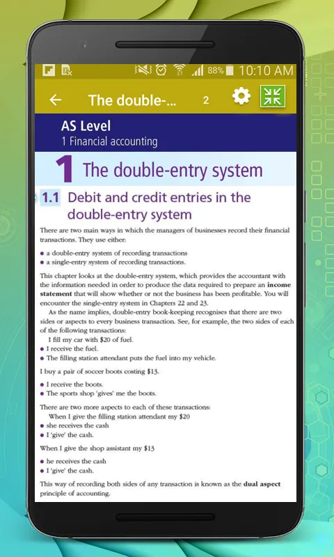 A levels Accounting Textbook | Indus Appstore | Screenshot