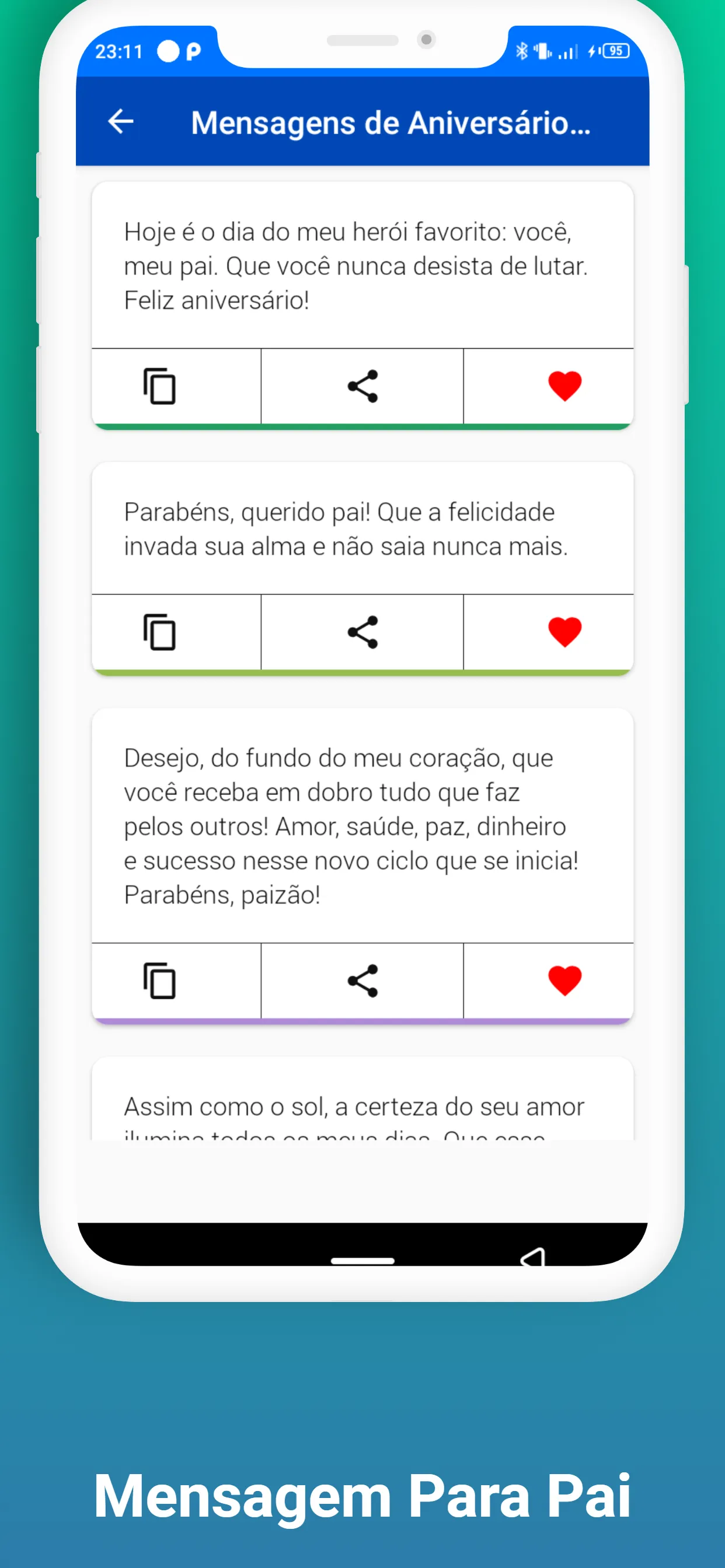 Mensagem Para Pai 2024 | Indus Appstore | Screenshot