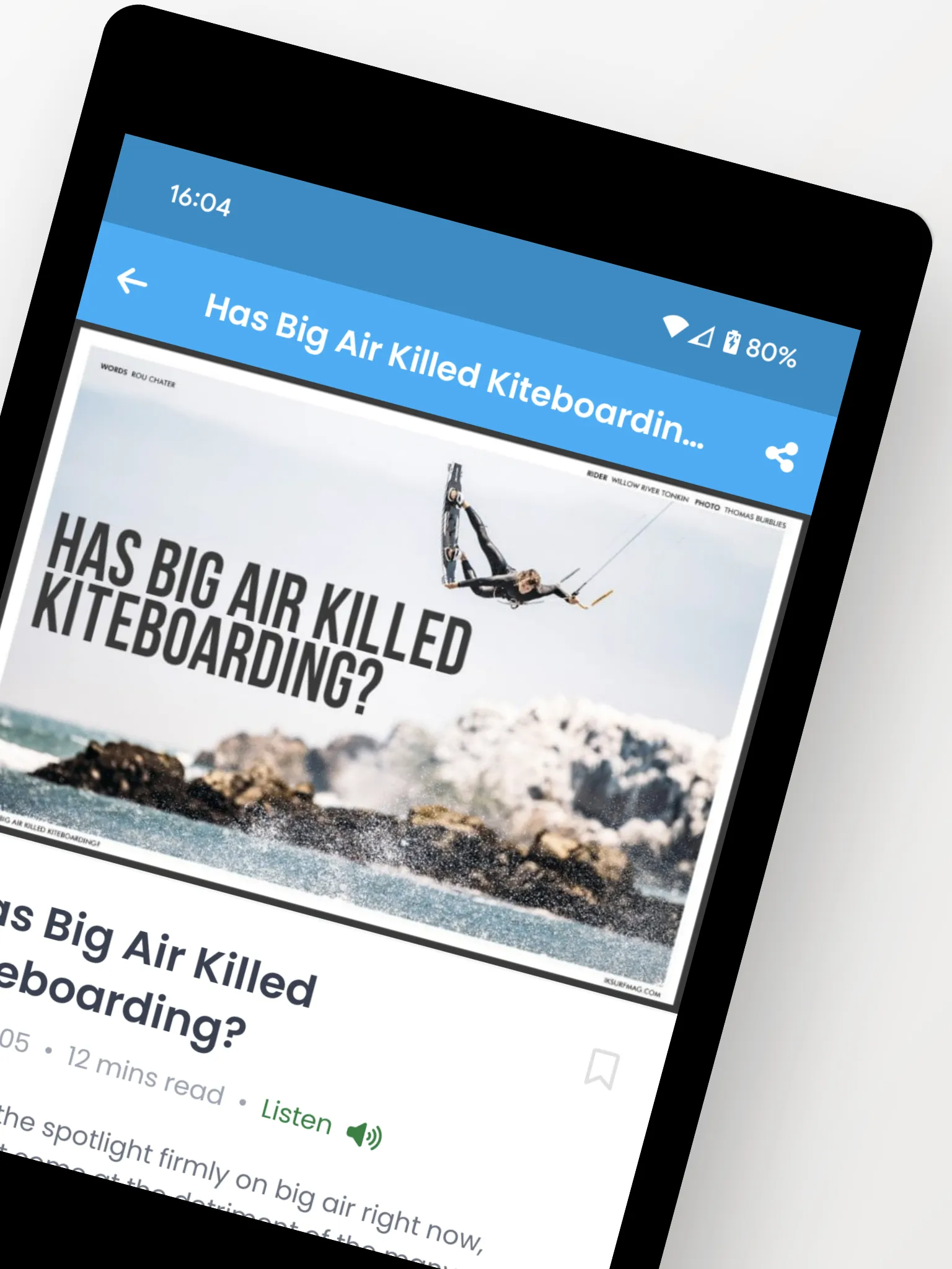 IKSURFMAG - Kitesurfing Mag | Indus Appstore | Screenshot