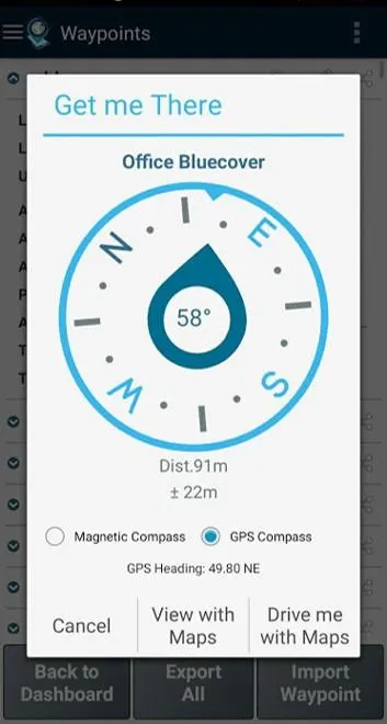 GPS Waypoints | Indus Appstore | Screenshot