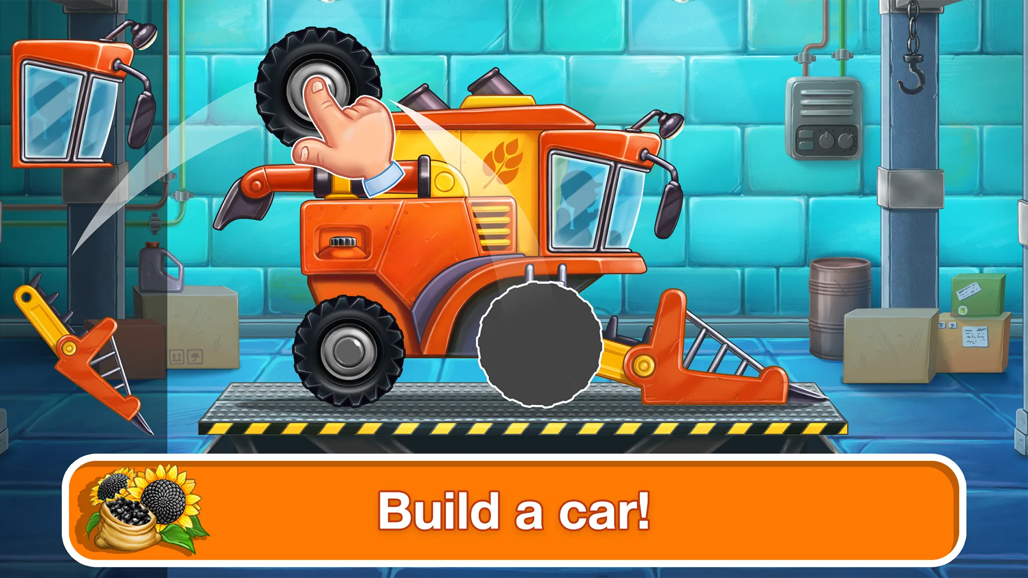 Tractor, car: kids farm games | Indus Appstore | Screenshot